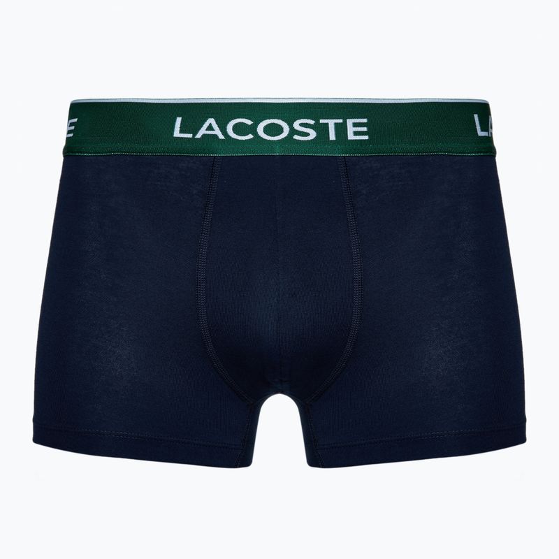 Boxer Lacoste 5H3401 3 paia blu navy/verde/rosso/navy 3