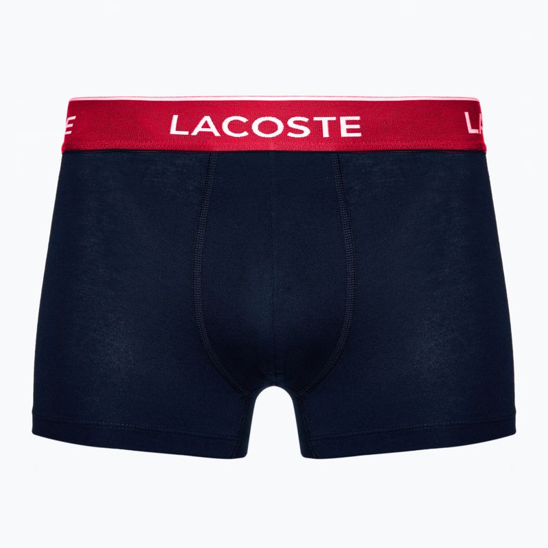 Boxer Lacoste 5H3401 3 paia blu navy/verde/rosso/navy 4