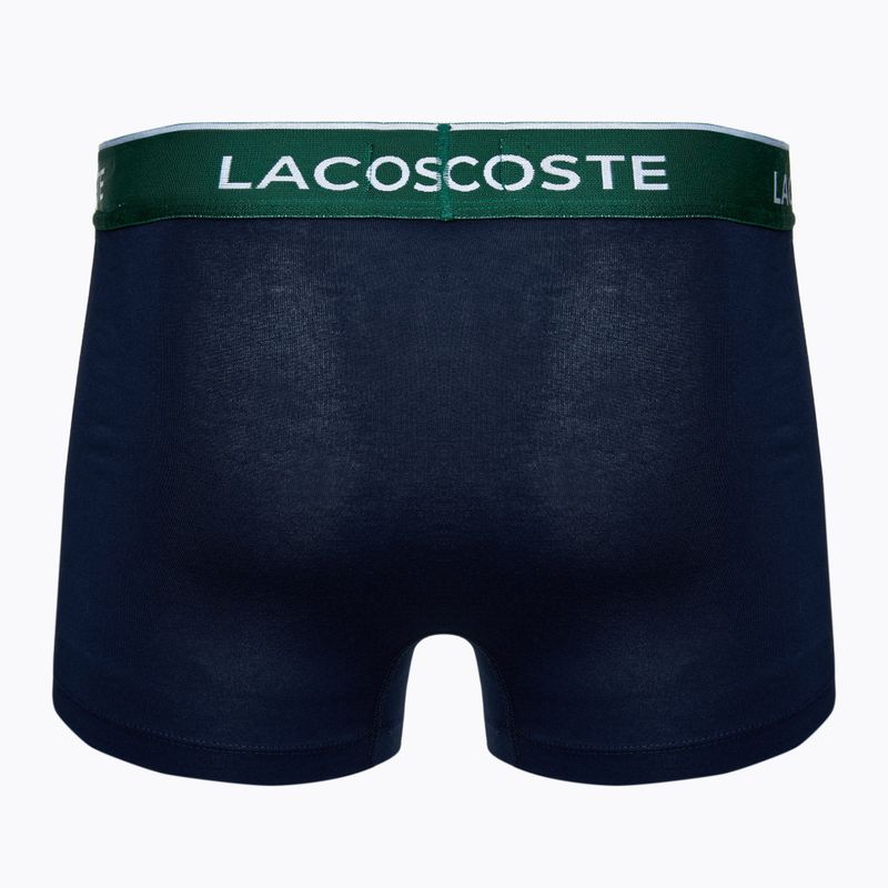 Boxer Lacoste 5H3401 3 paia blu navy/verde/rosso/navy 5