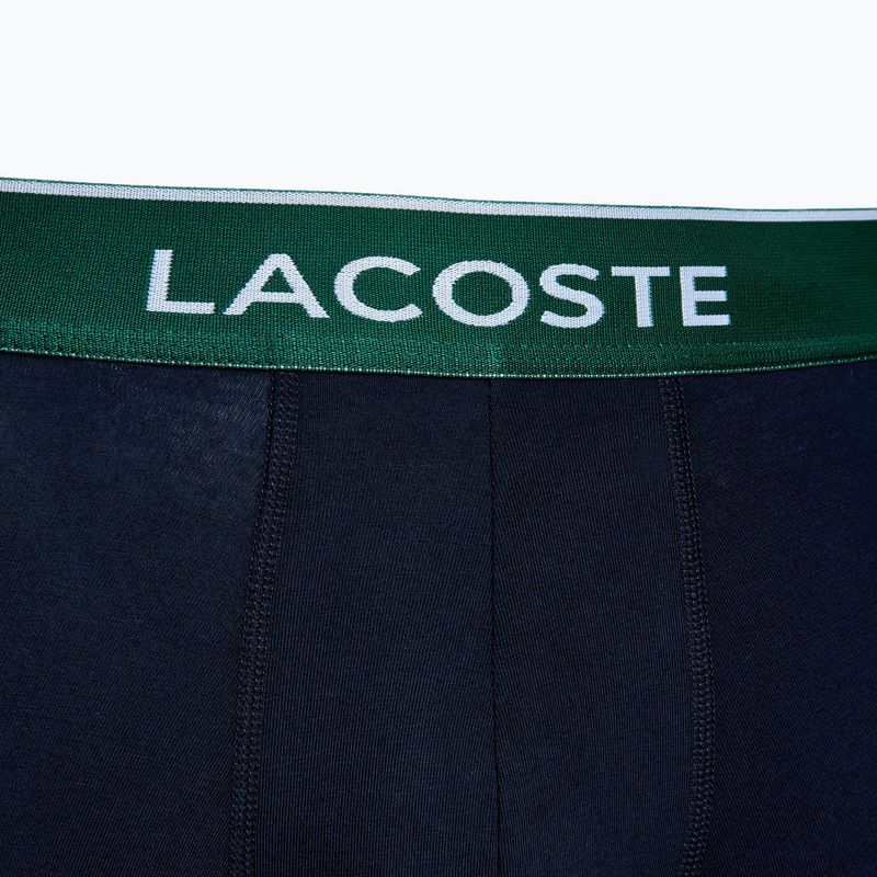 Boxer Lacoste 5H3401 3 paia blu navy/verde/rosso/navy 6