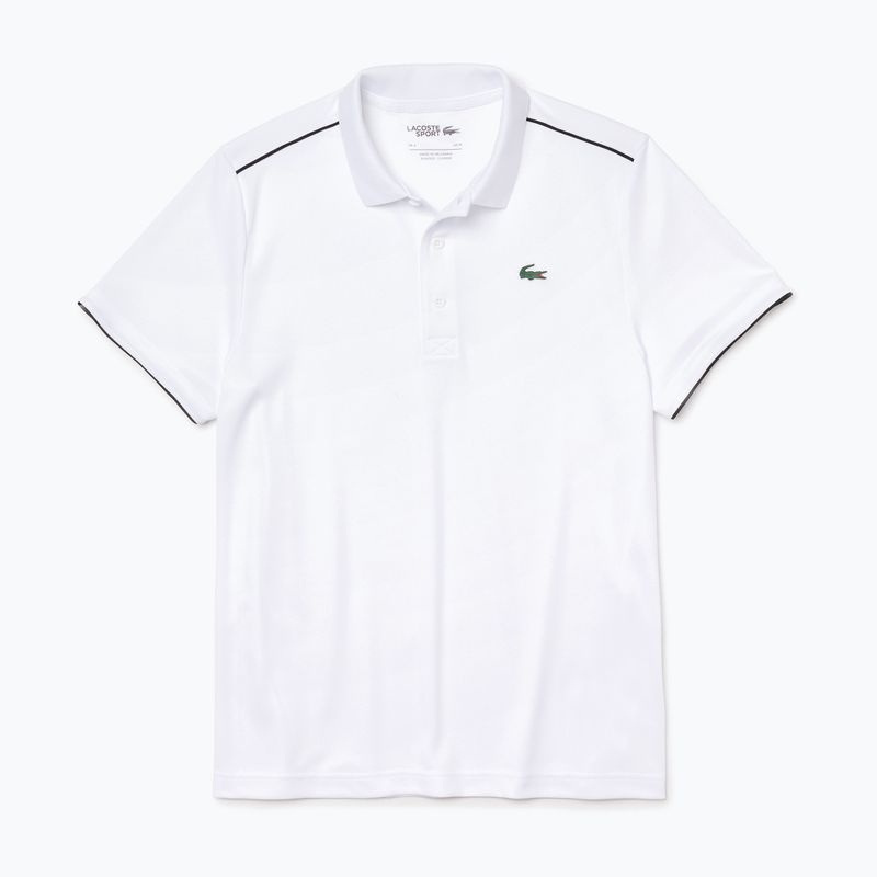 Polo Lacoste tennis uomo DH2094 bianco/nero