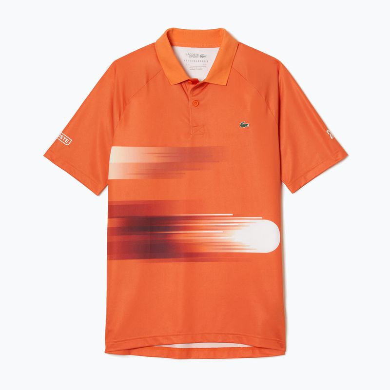 Polo Lacoste uomo DH0853 albero di mandarino arancione/bianco