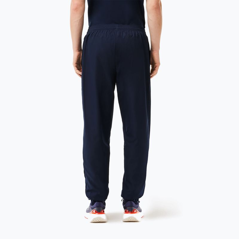 Pantaloni Lacoste da uomo XH124T blu navy 2