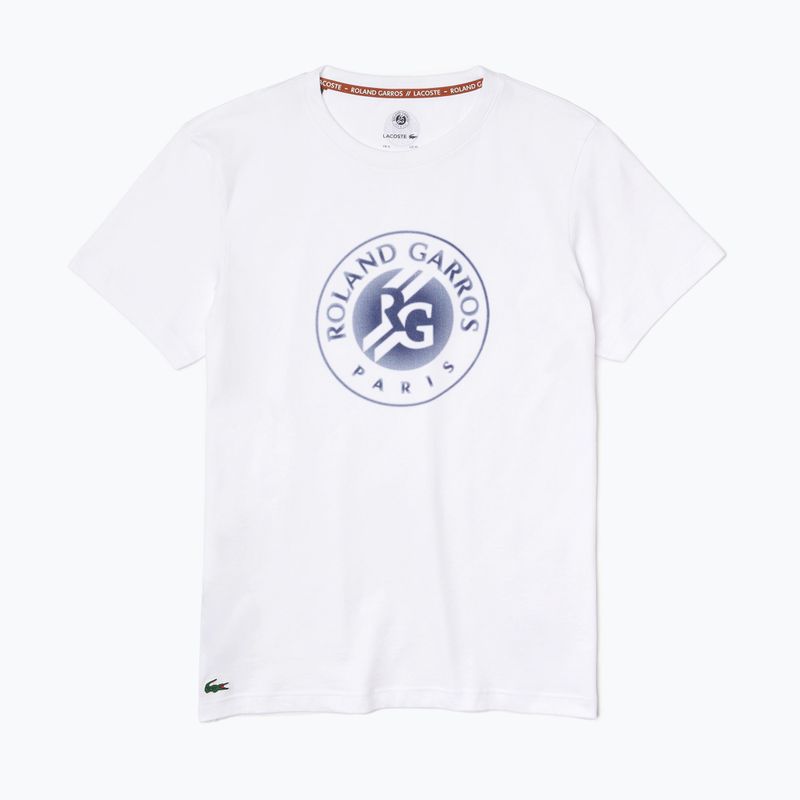 Camicia da tennis Lacoste uomo TH0970 bianco/blu scuro