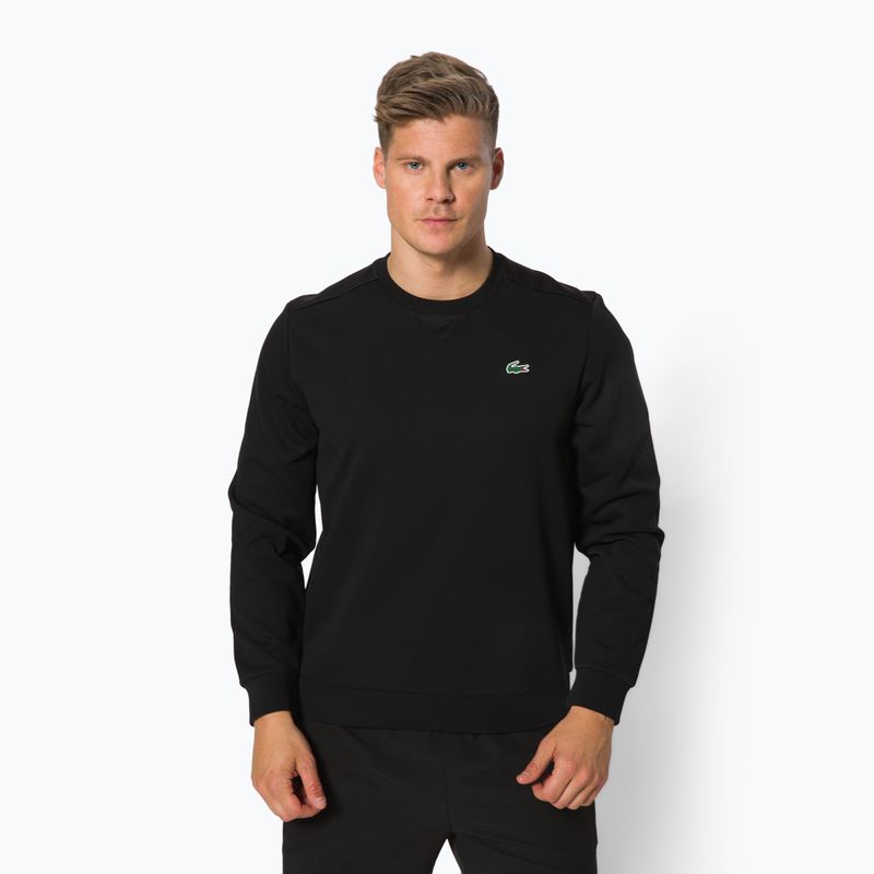 Felpa Lacoste uomo SH9604 nero/nero