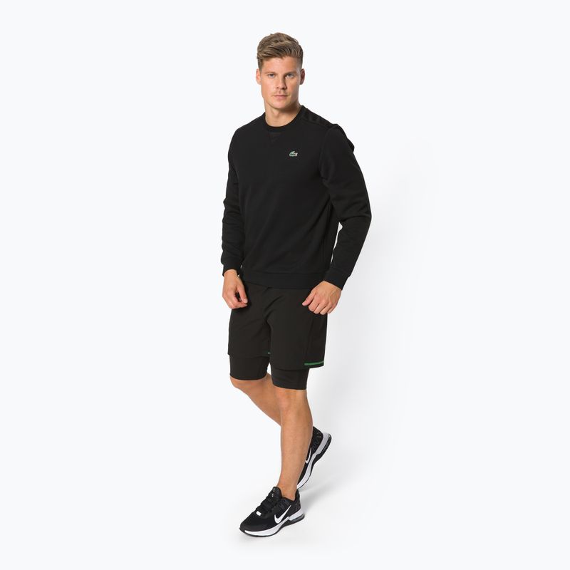 Felpa Lacoste uomo SH9604 nero/nero 2