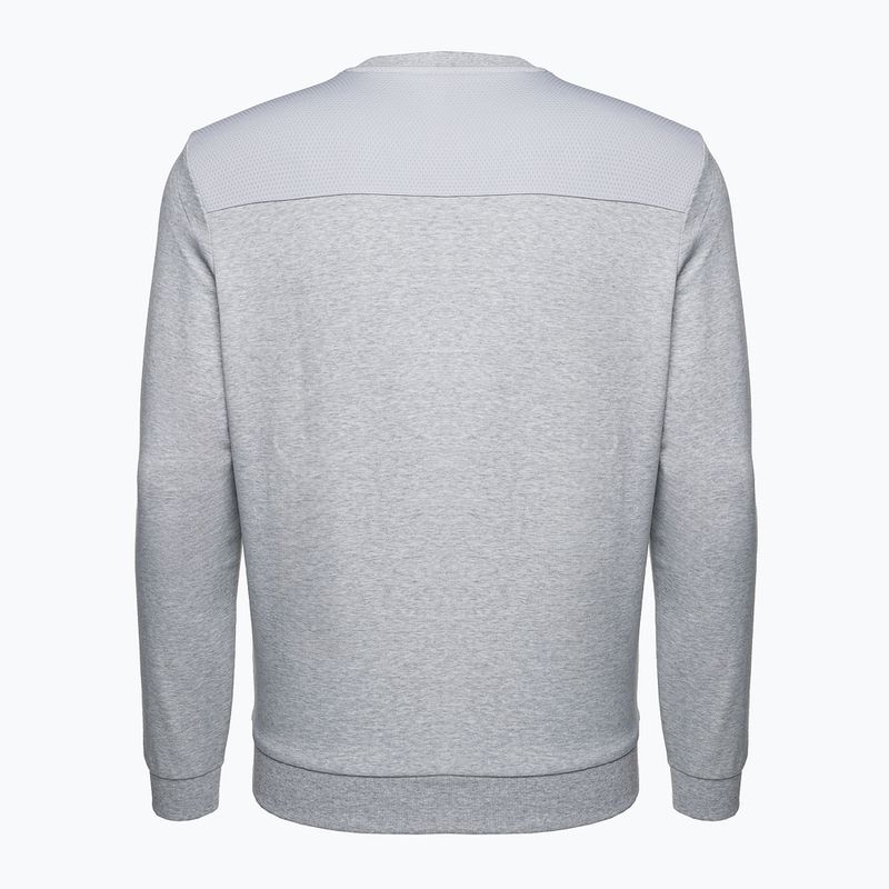 Felpa Lacoste SH9604 da uomo, colore argento e grigio elefante 2