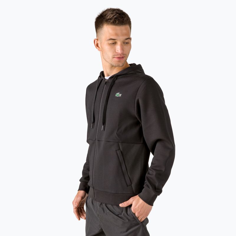 Felpa Lacoste uomo SH9676 nero/nero