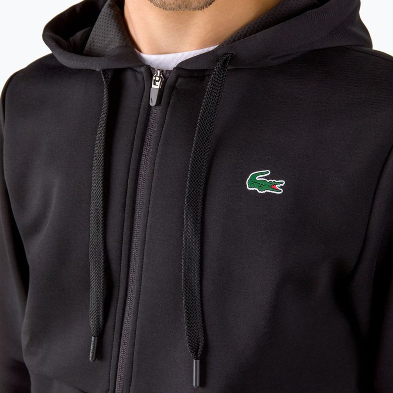 Felpa Lacoste uomo SH9676 nero/nero 5