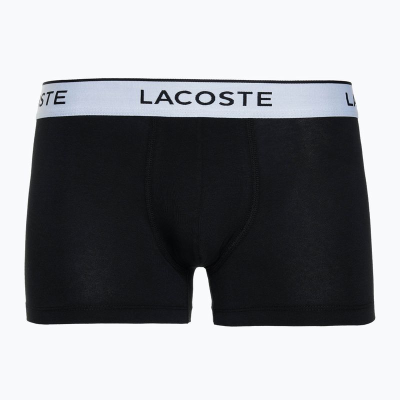 Boxer Lacoste da uomo 5H8385 3 paia nero 2