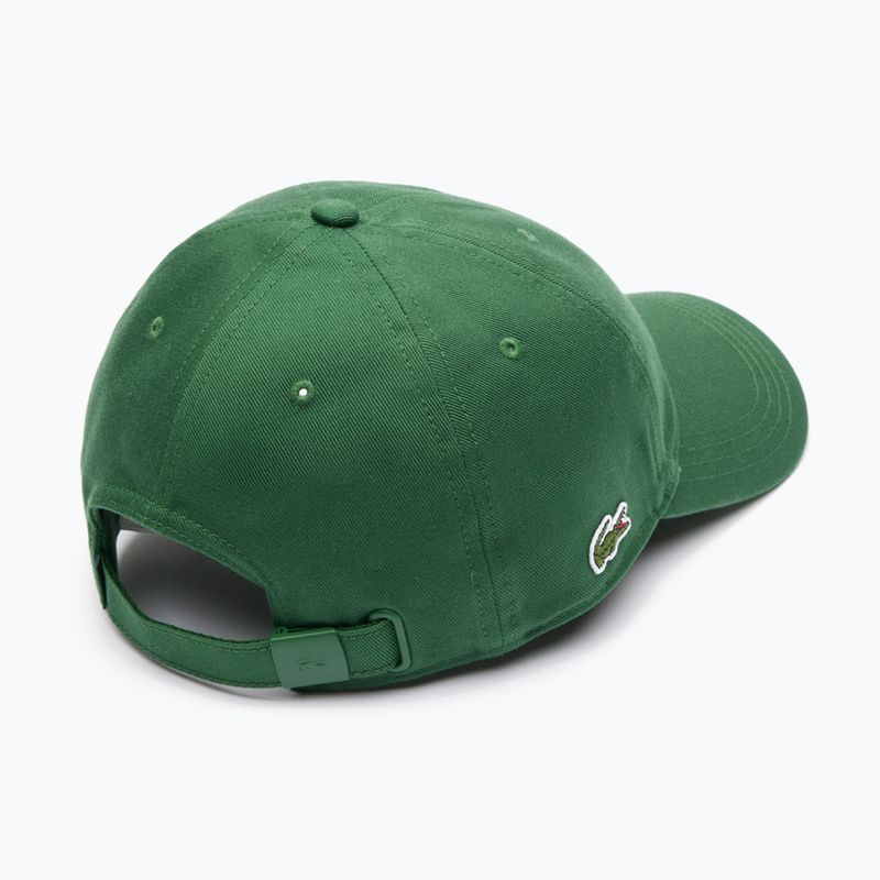 Cappello da baseball Lacoste RK0440 verde 2