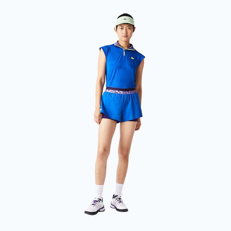 Pantaloncini da tennis Lacoste donna GF9262 marina/samui 5