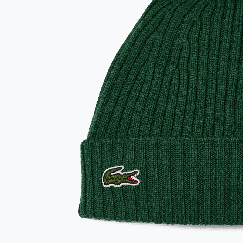 Cappello invernale Lacoste RB0001 verde 2