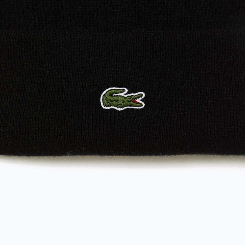 Cappello invernale Lacoste RB9825 nero 2