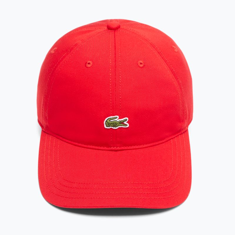 Cappello da baseball Lacoste RK0491 rosso 3