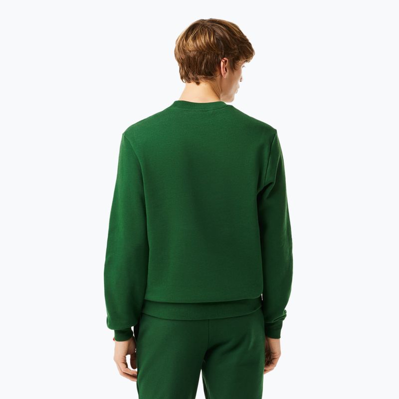 Felpa Lacoste uomo SH9608 verde 2