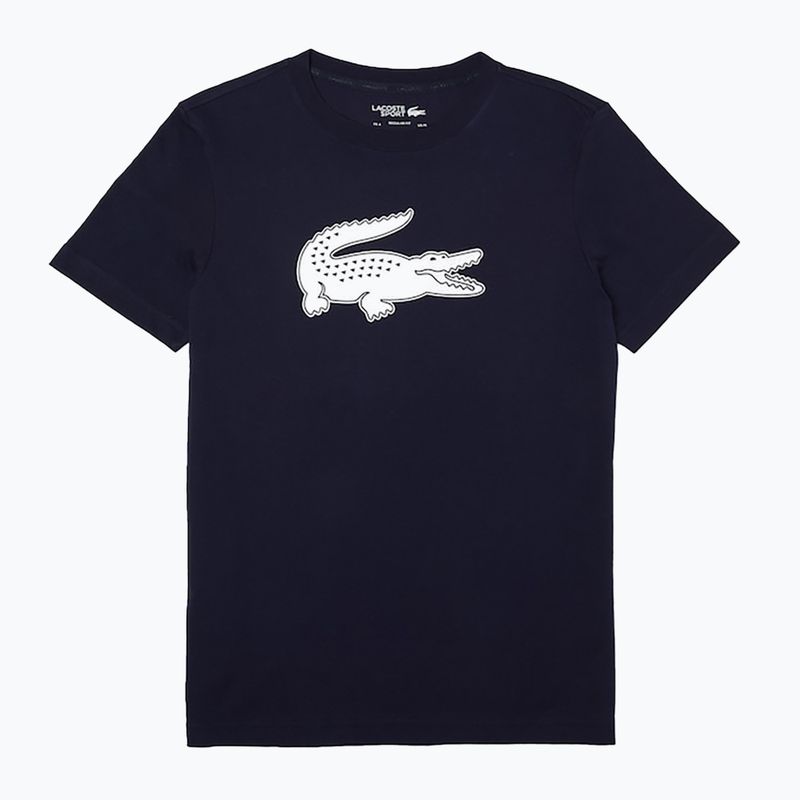 Camicia da tennis Lacoste uomo TH2042 blu navy/bianco