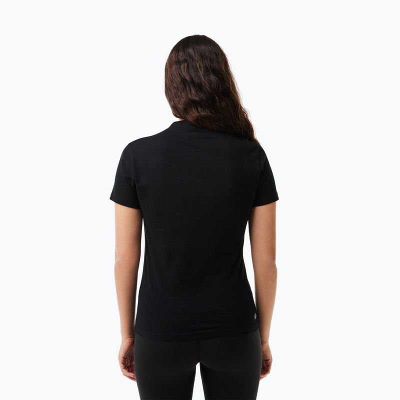 T-shirt Lacoste donna TF9246 nero 2