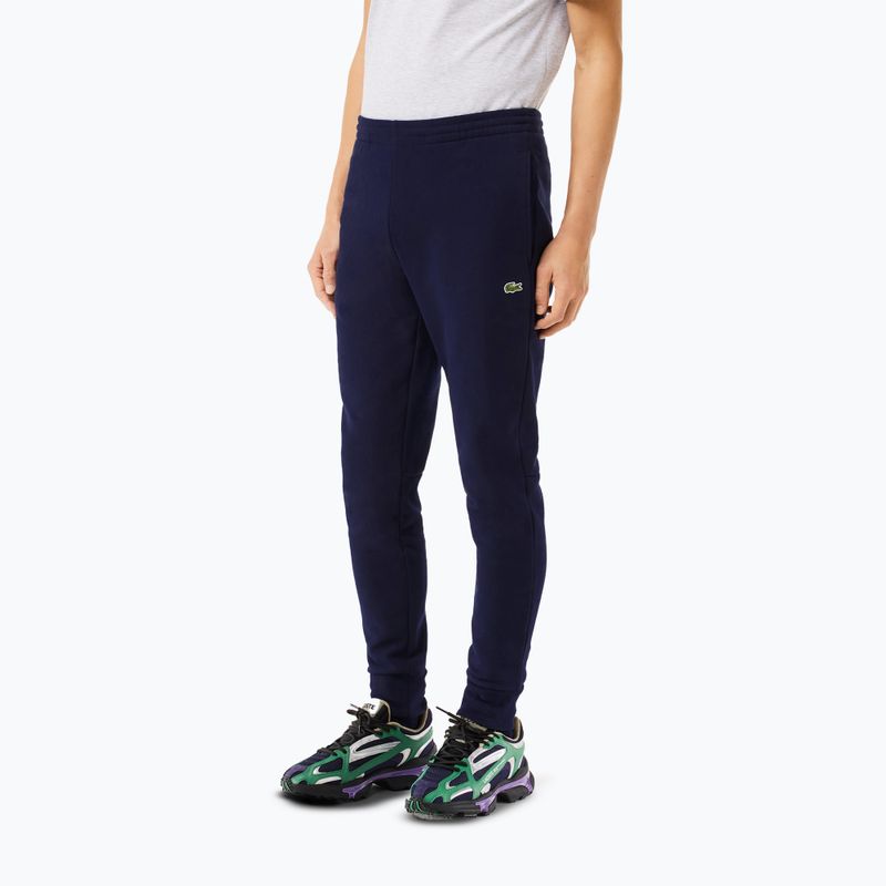 Pantaloni Lacoste da uomo XH9624 blu navy