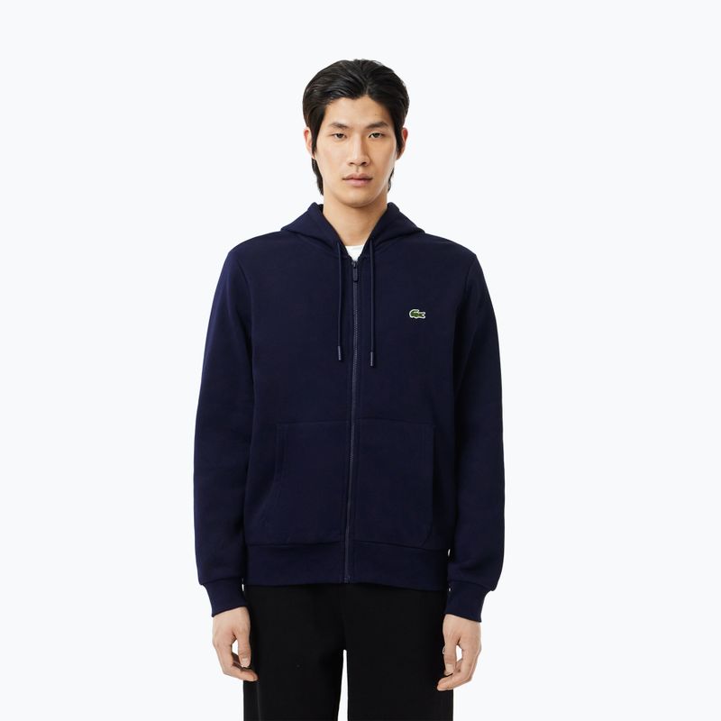 Felpa Lacoste uomo SH9626 blu navy