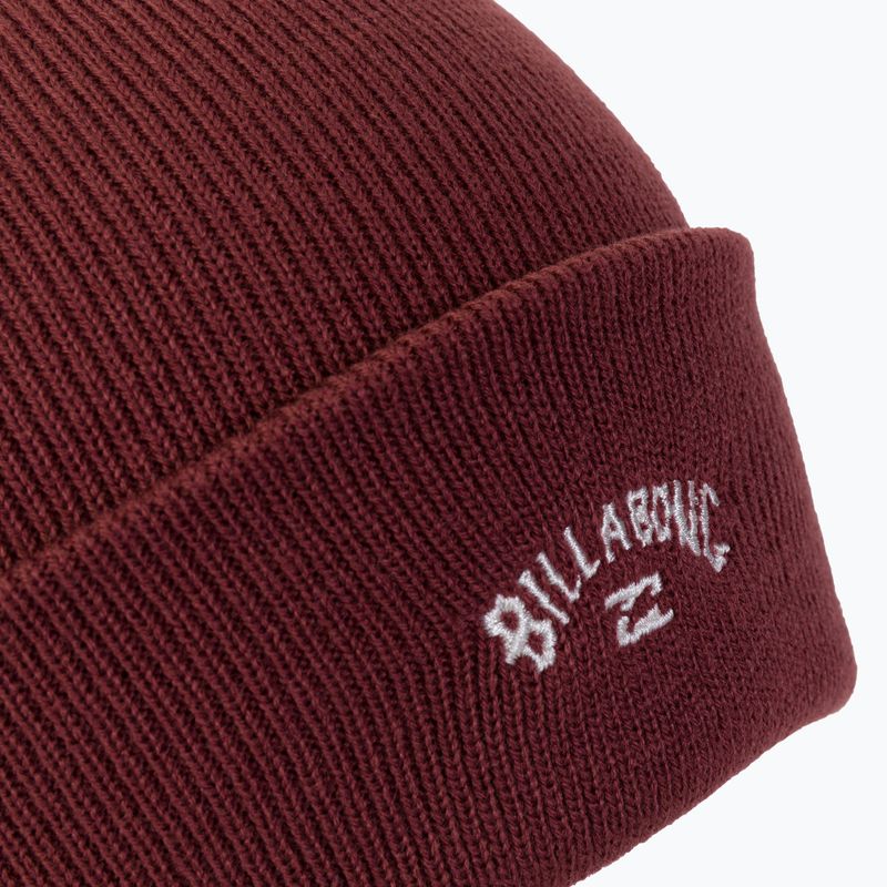 Berretto invernale Billabong Arch oxblood da uomo 3