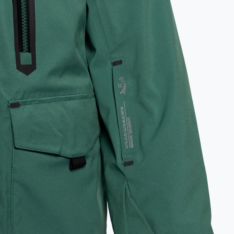 Giacca da snowboard Billabong Prism evergreen da uomo 3