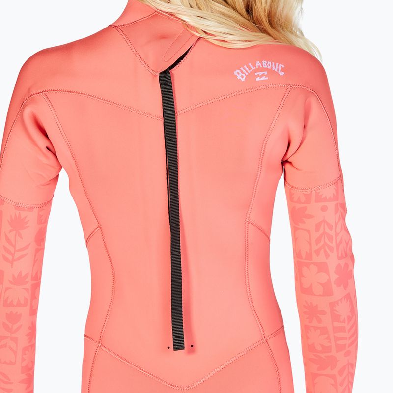 Billabong 4/3 Teen Synergy BZ vintage coral schiuma da nuoto per bambini 4
