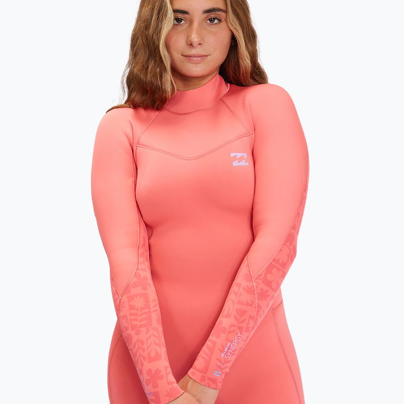 Muta da donna Billabong 4/3 mm Synergy BZ Full vintage corallo 4