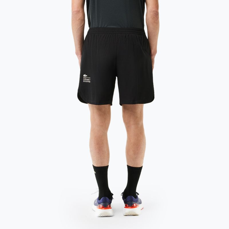 Pantaloncini Lacoste da uomo GH5218 nero/nero/nero 2
