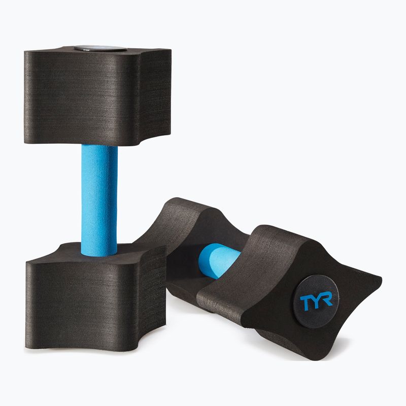 Manubri di resistenza TYR Aquatic nero/blu