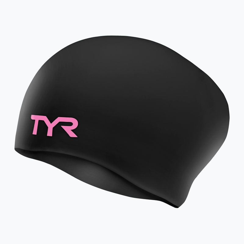 Cuffia TYR Wrinkle Free nero/rosa 3