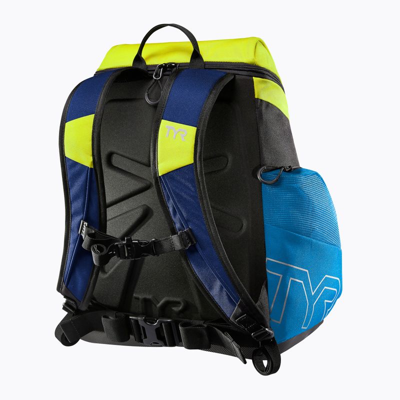 Zaino da nuoto TYR Alliance Team 30 l blu/verde 2