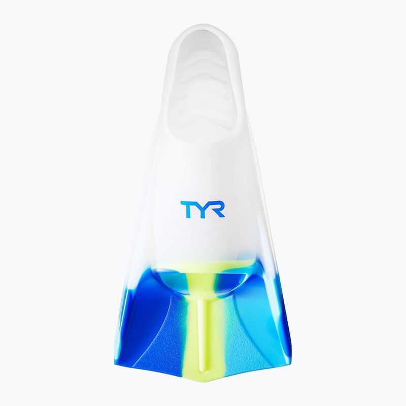 TYR Stryker Pinne da nuoto in silicone 39-40 EU bianco/multicolore 5