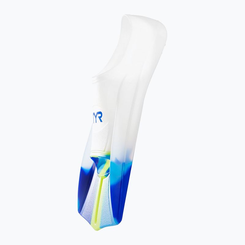 TYR Stryker Pinne da nuoto in silicone 39-40 EU bianco/multicolore 6