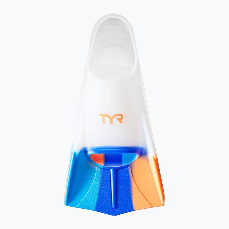 TYR Stryker Pinne da nuoto in silicone 41-42 EU bianco/multicolore 5