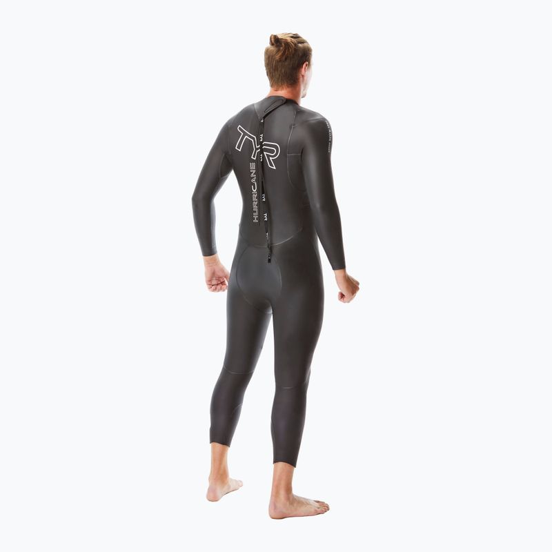 Muta da triathlon TYR Hurricane Cat 1 da uomo, nero 4