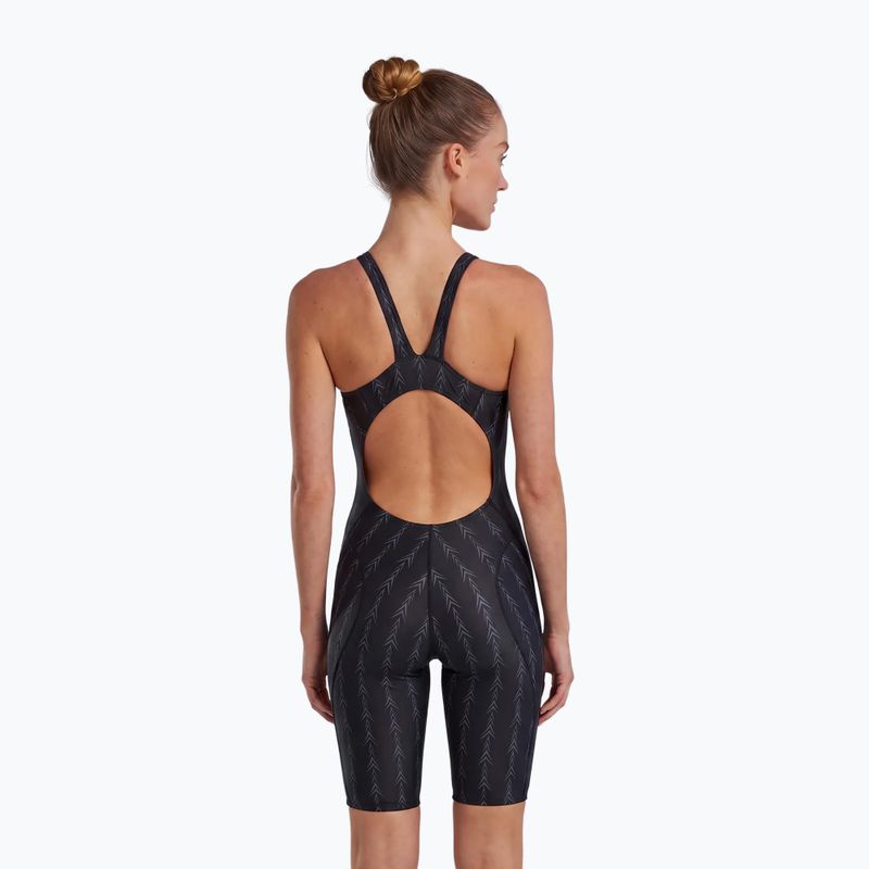 Costume da bagno intero donna TYR Fusion 2 Aerofit Shortjohn black 2