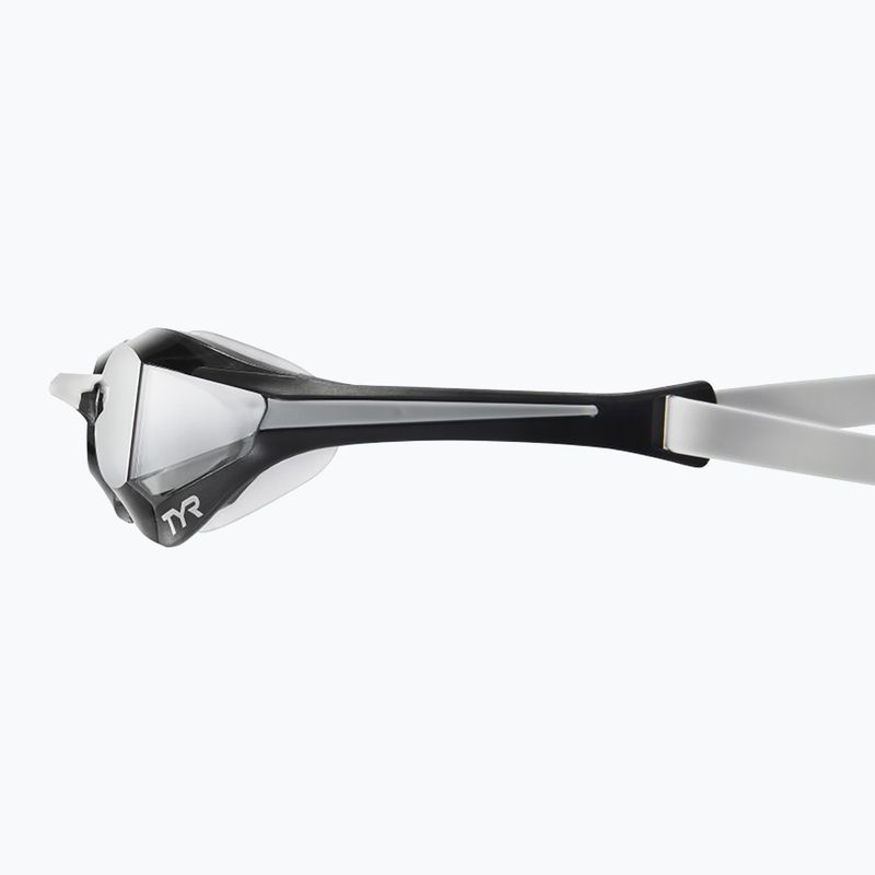 Occhiali da nuoto TYR Tracer-X Elite Racing fumo/bianco 2