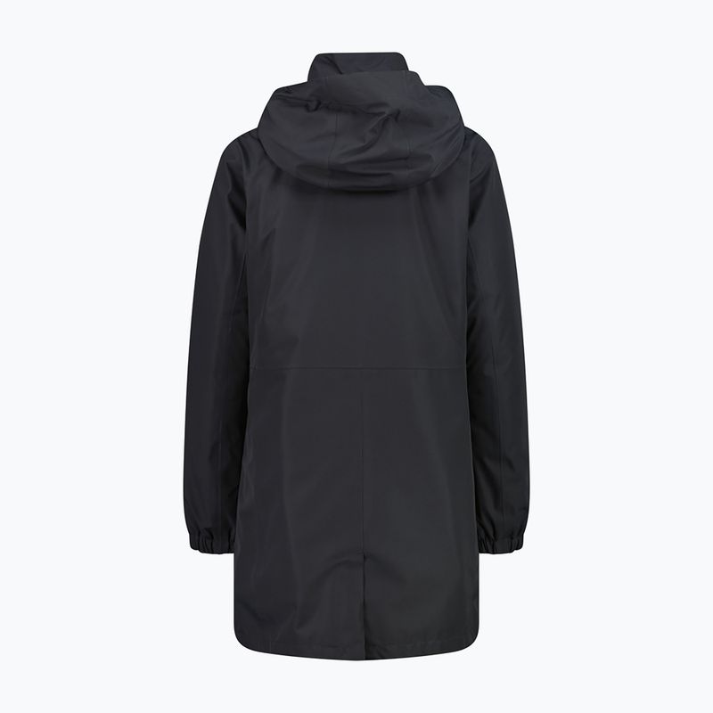 Cappotto impermeabile da donna CMP 36Z2026D Zip Hood Parka antracite 2
