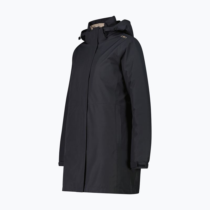 Cappotto impermeabile da donna CMP 36Z2026D Zip Hood Parka antracite 3