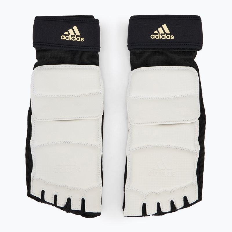 Protezioni per i piedi per il teakwondo adidas WT bianco/nero 3