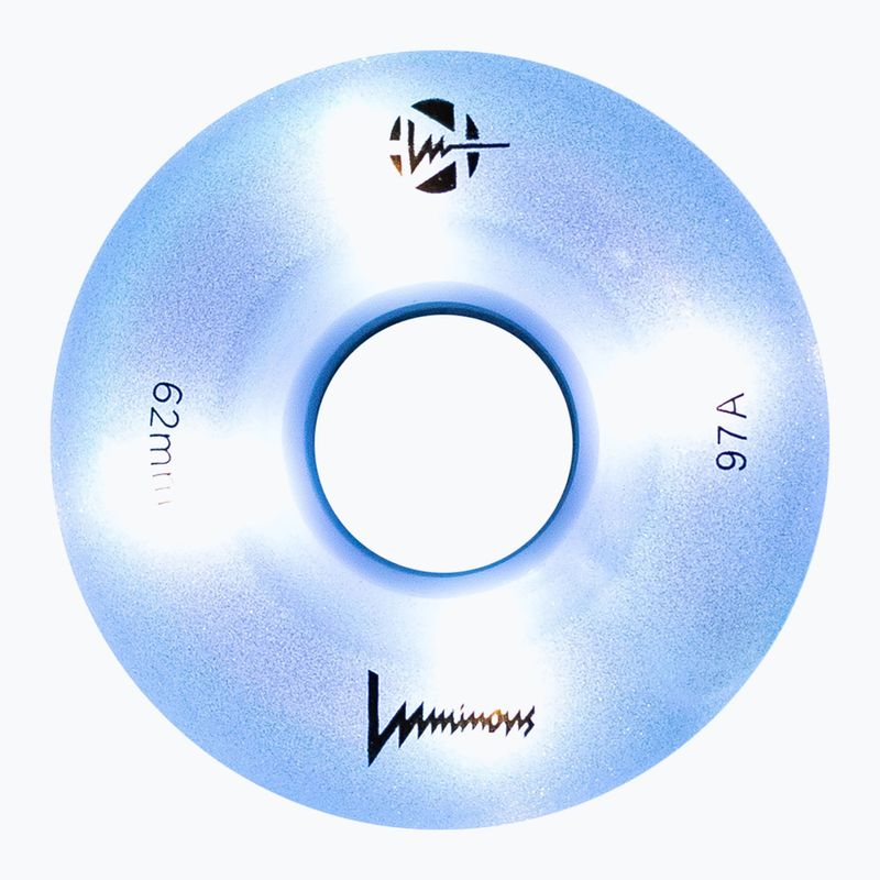 Ruote per pattini a rotelle FR Skates Luminous Led Quad Wheel 62mm/97A X4 white pearl 4
