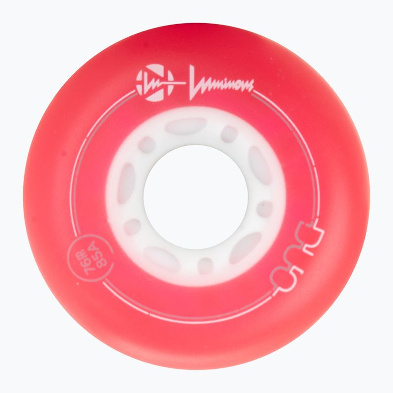 Ruote per pattini a rotelle Luminous Led Wheels Duo 76mm/85A X4 red/blue 3
