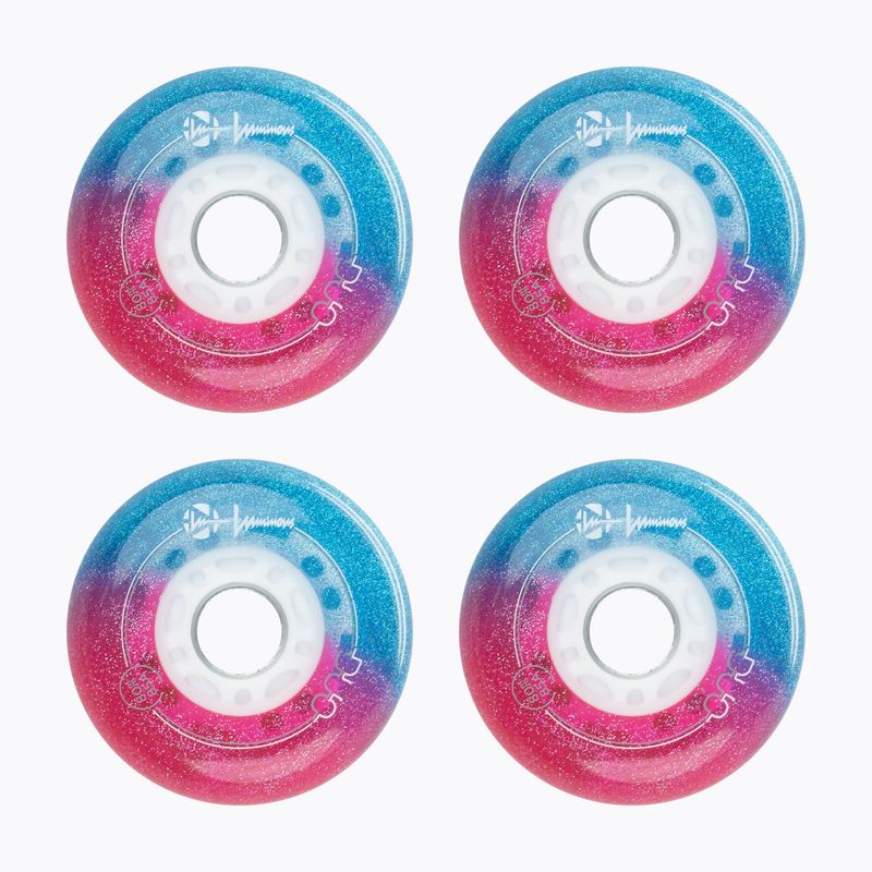 Ruote per pattini a rotelle Luminous Led Wheels Duo 80mm/85A X4 galaxy/purple 2