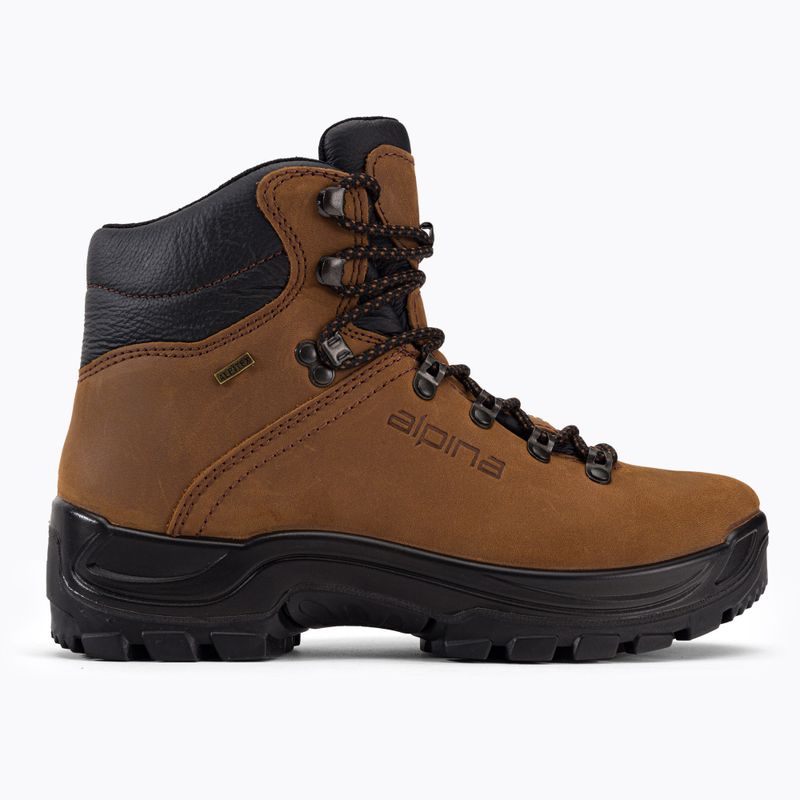 Stivali da trekking da donna Alpina Tundra marrone 2