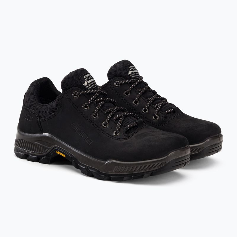 Stivali da trekking da uomo Alpina Prima Low nero 4