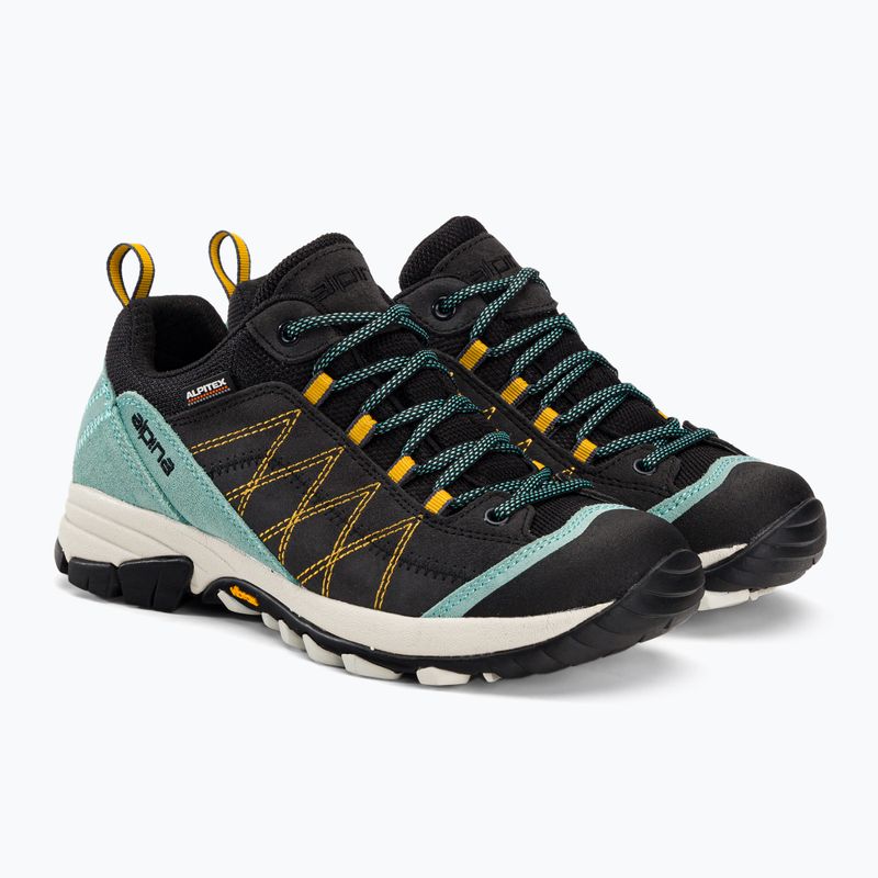 Stivali da trekking da donna Alpina Glacia blu opale/nero 4