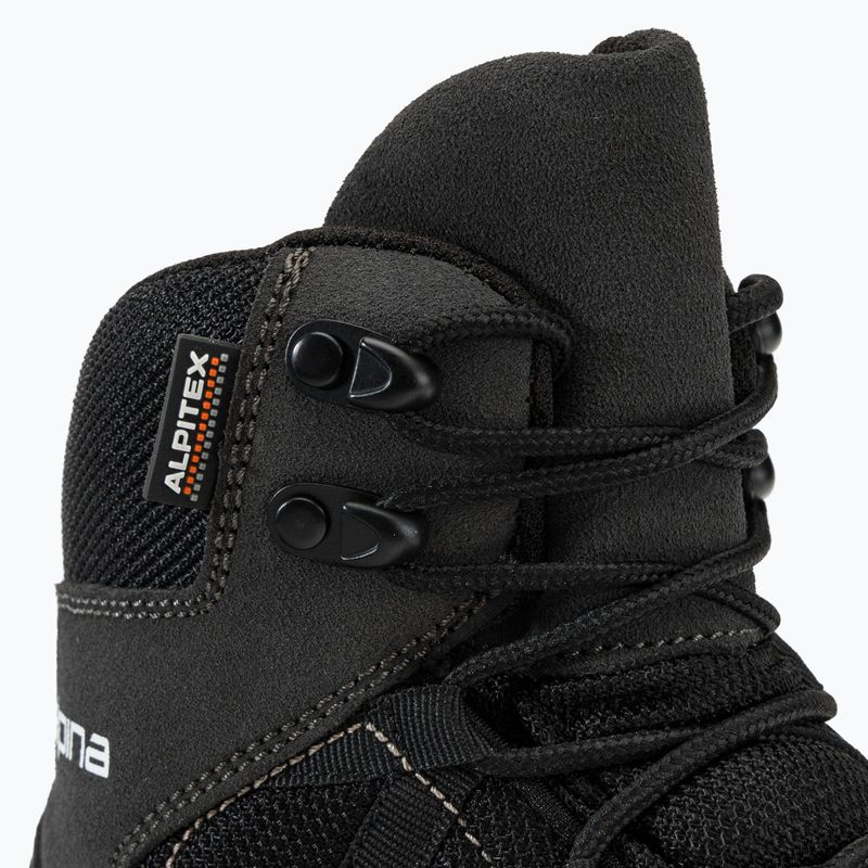 Alpina Tracker Mid, scarponi da trekking da uomo, nero/grigio 8