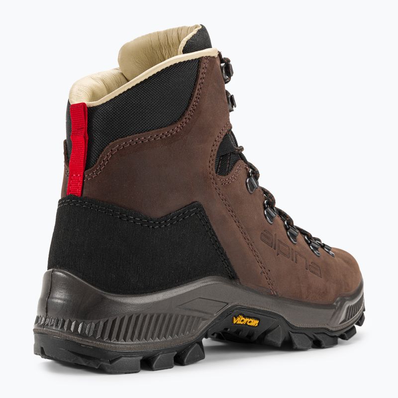 Stivali da trekking da donna Alpina Prima Mid marrone scuro 9