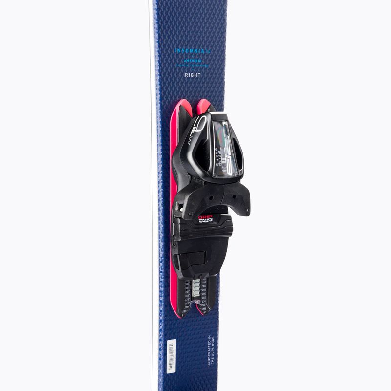 Sci da discesa femminile Elan Insomnia 14 TI PS + attacchi ELW 9 blu/rosa 7